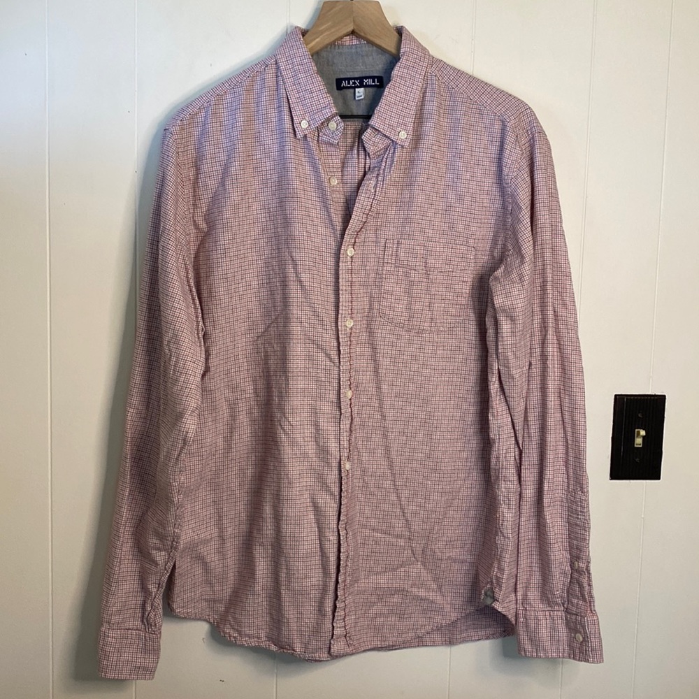 Alex Mill | 100% Cotton Long Sleeve Button Down Shirt
